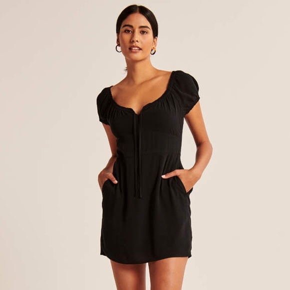 Abercrombie ruched mini dress Clearance